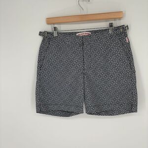 Orlebar Brown BULLDOGALADO SWIM TRUNKS 30BOARD SHORTS BLUE GEOMETRICPRINT
